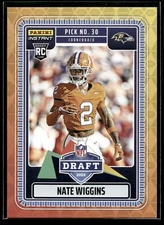 2024 Panini Instant Nate Wiggins ROOKIE CARD DRAFT NIGHT 1/783 SP Ravens #11 RC