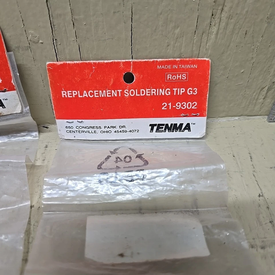 Lote de 2 puntas de soldadura de repuesto Tenma G3 (21-9302) y G5 (21-9304) NOS Foto 4 de 4