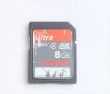 SanDisk Ultra 8GB SD Camera Memory Card SDHC