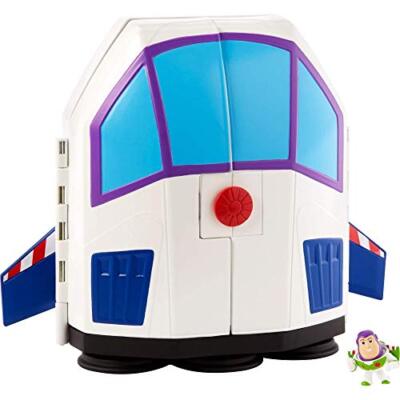 Disney Pixar Toy Story 4 Buzz Lightyear Carnival Playset, Carry Case with Handle
