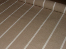 3.3 Metres iLiv Waterbury Taupe Stripe Woven Curtain Upholstery Cushion Fabric