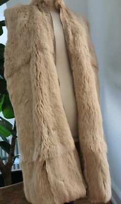 Max Mara Weekend Weste, Echtfell, Kaninchenfell
