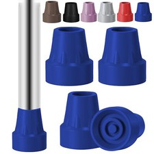 4 Pack Replacement Rubber Cane Tips 3/4 Inch Heavy Duty Rubber Crutch Tips Non