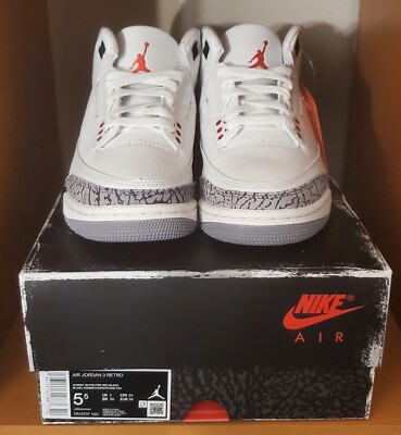 Air Jordan 3 White Cement Reimagined DN3707-100 M5.5/W7