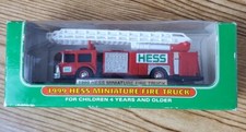 Hess Toy Mini Truck 1999  Miniature Fire Truck red / wht  New in Box  item # 778