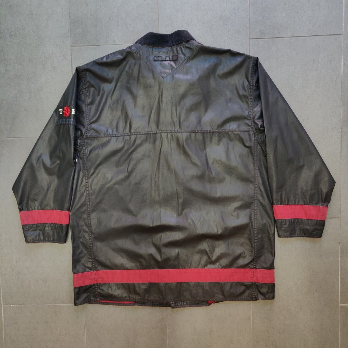 Vintage Tommy Hilfiger Fireman Buckle Black Corduroy