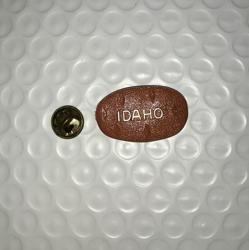 Vintage Plastic 1980s Idaho Potato Spud State Advertising Hat / Lapel Pin - 第 1/2 張圖片