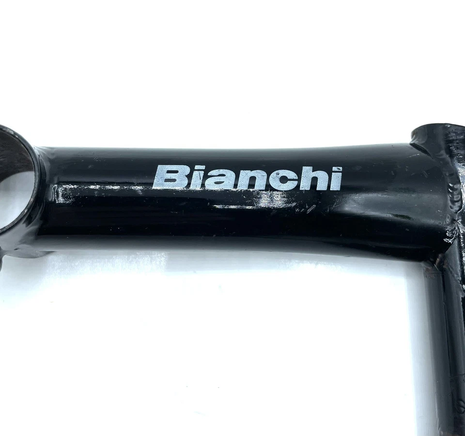 Bianchi ITM Stem 25.4 毫米夹黑色 22.2 羽毛老式山地车/公路 130 毫米 — 第 2/4 张图片