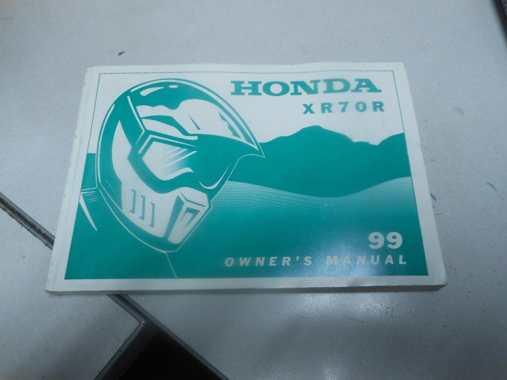 D＊＊様 Honda Factory Owner's Manual 1999 XR70R 00X31-GCF-6200 | eBay