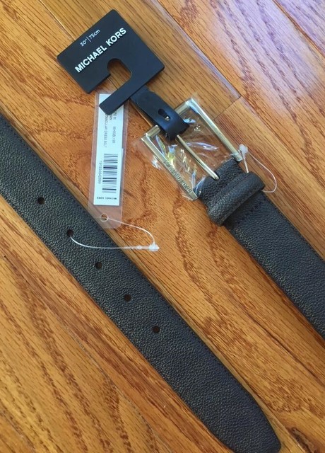 michael kors belt mens orange