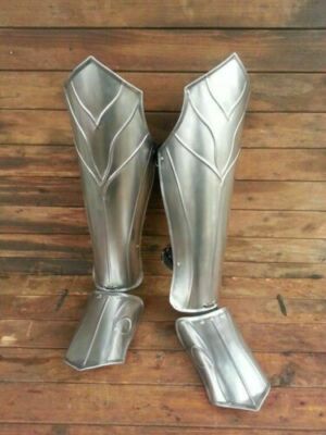 Mittelalterlich Thranduil's Bein Armor Stahl Elfe Greaves Handgefertigt Tragbare