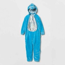 HYDE AND EEK TODDLER ADAPTIVE PLUSH SHARK HALLOWEEN COSTUME JUMPSUIT 4T-5T NEW