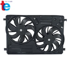 Dual Radiator & Condenser Cooling Fan Assembly for Ford Escape For Lincoln MKC