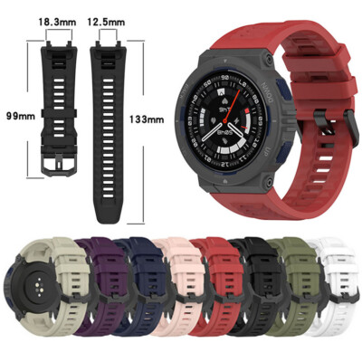 For Amazfit Active Edge（A2212）Watch Strap Replacement Silicone Sports Band Strap