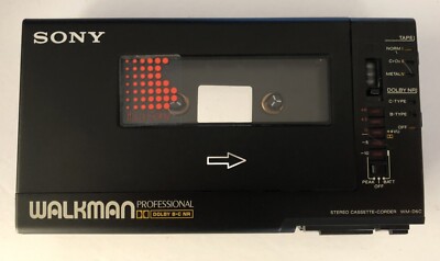 Sony Walkman Professional WM-D6 Cassette Player w/original accesories