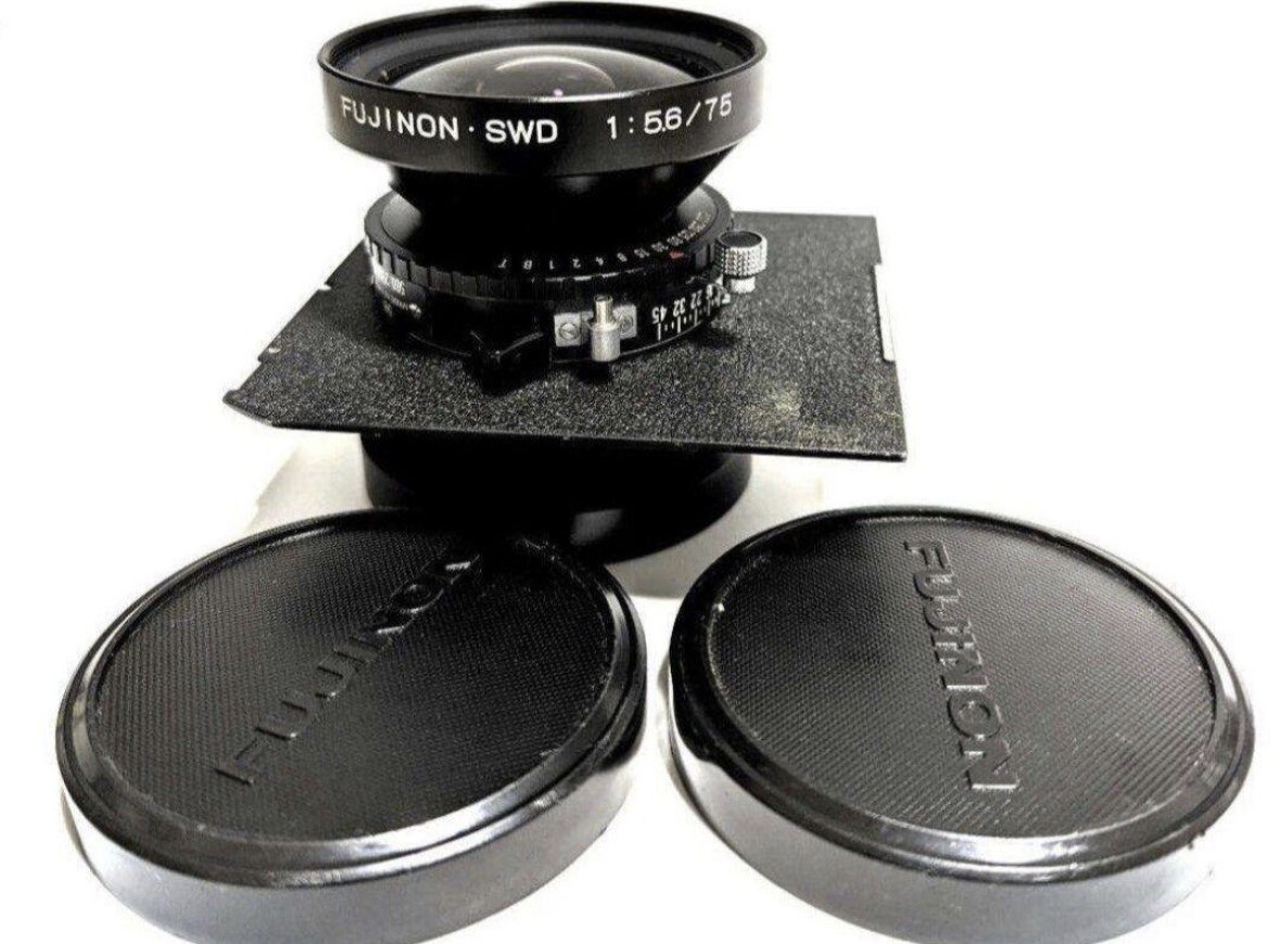Near Mint】 Fuji Fujinon SWD 75mm f5.6 Large Format Lens Near Mint】 Fuji Fujinon SWD 75mm f5.6 Large Format Lens