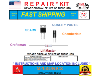 REPAIR KIT Garage Door Liftmaster Circuit Board 41A5021-3 41A5021