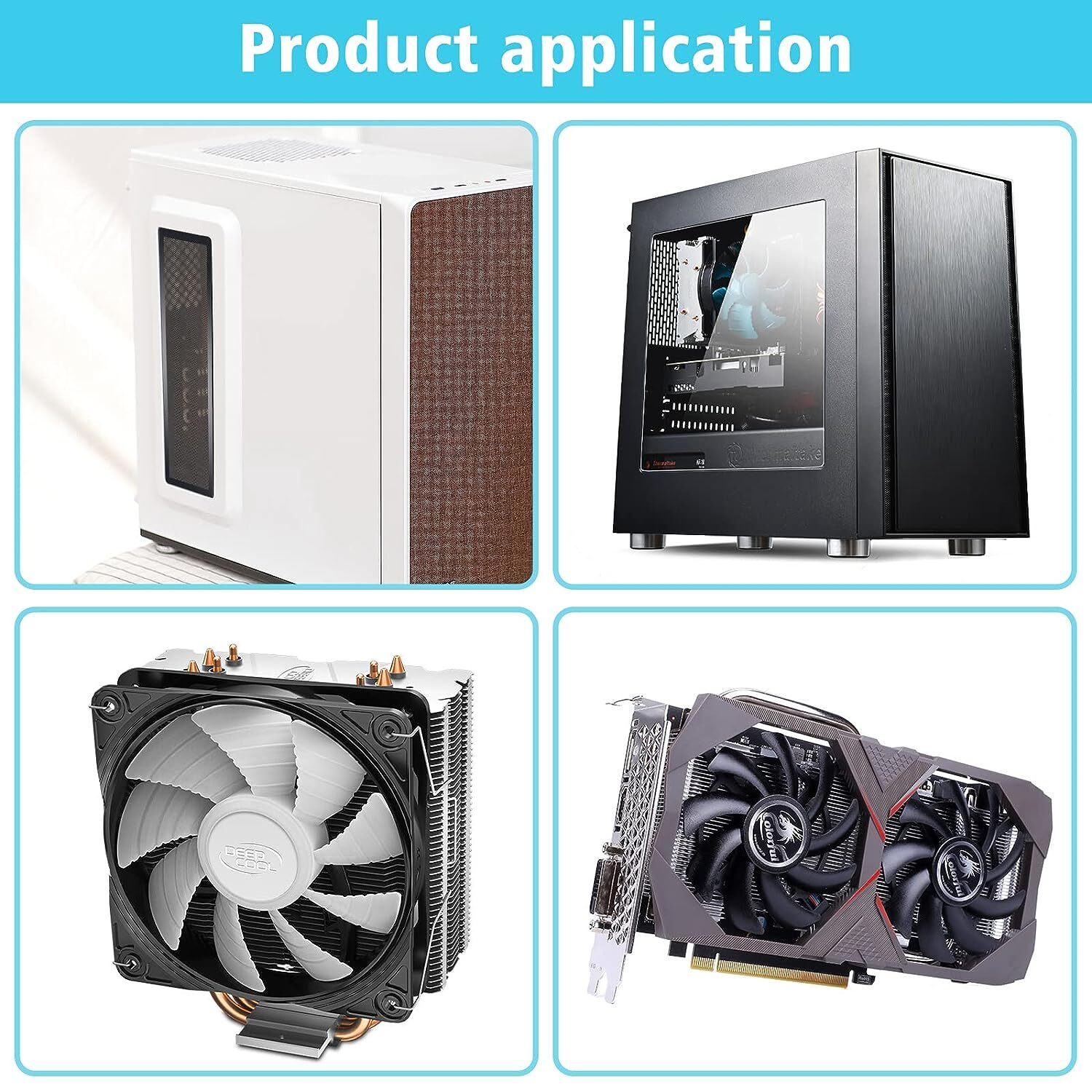 360mm x 120mm PC Case Dust Mesh Filter [2 Pack] Magnetic Frame Computer Fan...