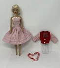 Vintage Barbie Clone Premier Togs Catalog 733 Candy Cane Stripe Dress Red Bolero