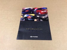 Vintage 1997 Hyundai Automobiles Fold Out Dealership Brochure Elantra/Tiburon
