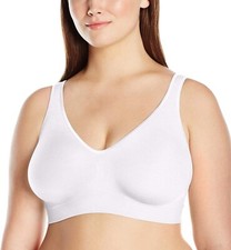 Bali 261464 Women's Comfort Flex Fit Wireless Bra White Size Medium