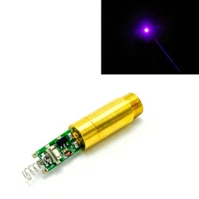 405nm 50mW violet/blue laser diode module with driver and wire and spring(Dot )