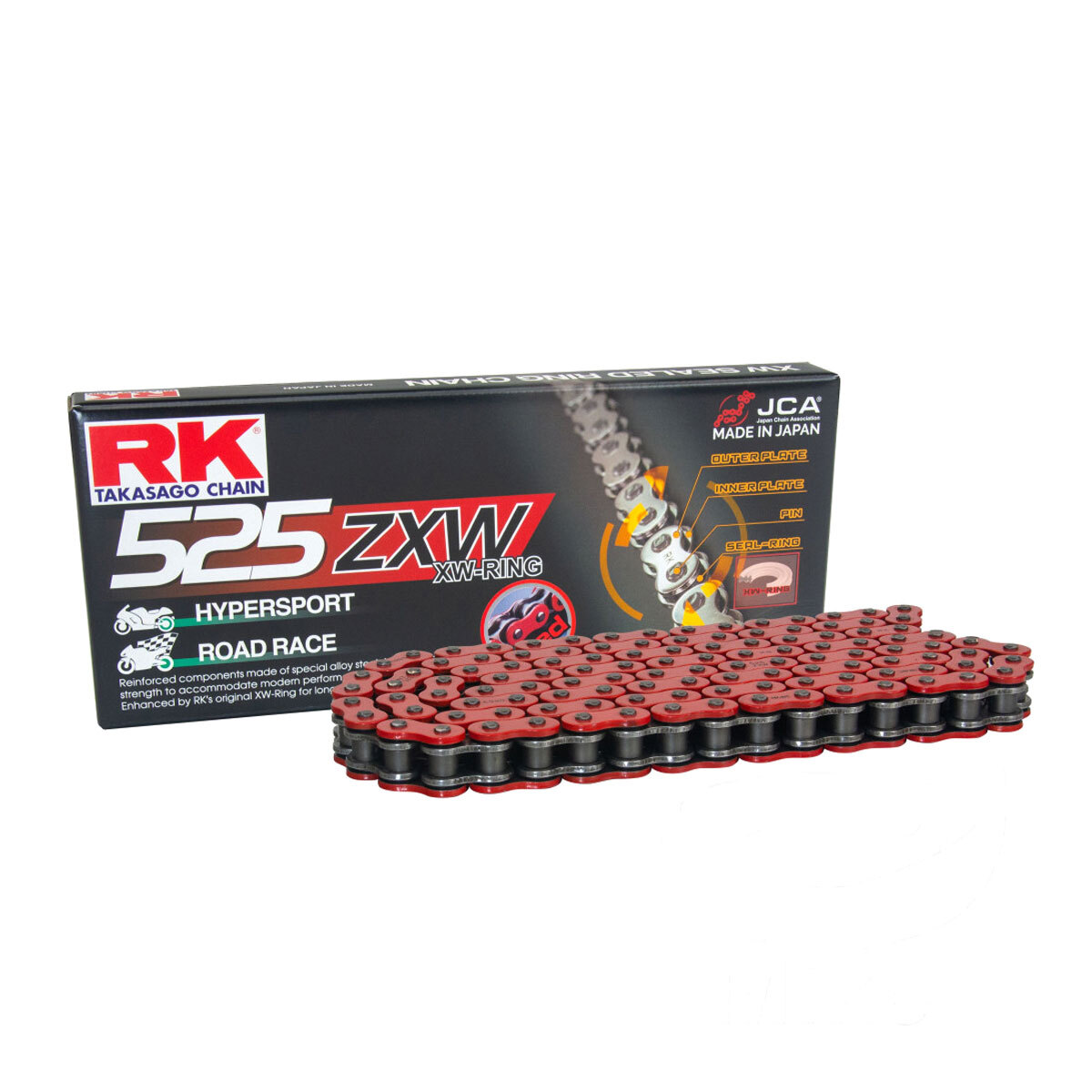 Kette Übertragung RK Xw-Ringk 525 Zxw / 112 Für Aprilia 1200