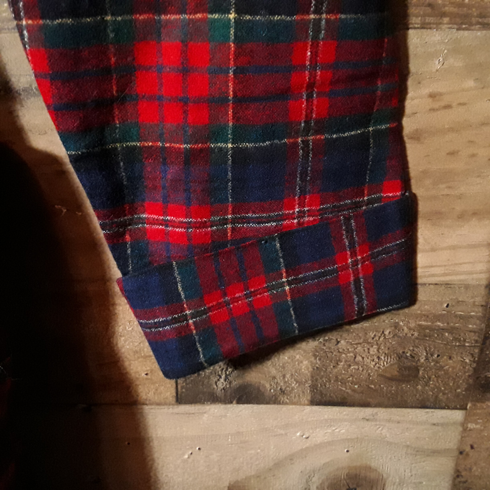 VTG Pendleton Wool Robe Macpherson Red Tartan Pla… - image 6