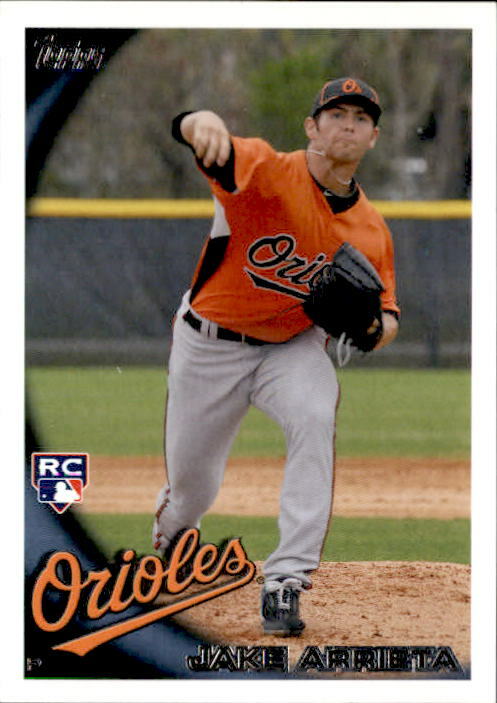 Jake Arrieta 2010 Topps Update Rookie Card #US-251