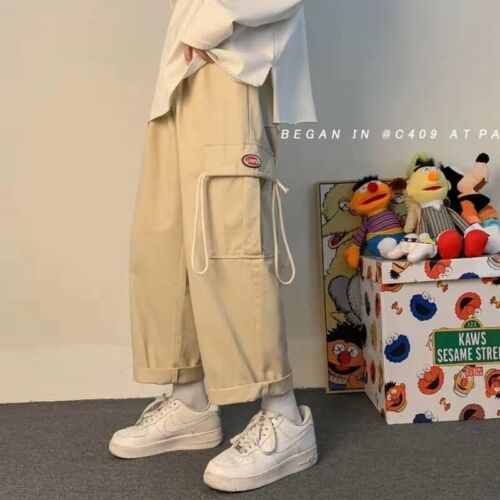 Herren Cargohose Streetwear Mode Hose Locker Freizeit Weites Bein Hose Baumwolle - Bild 14 von 16