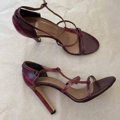 gianfranco ferre shoes size 41 purple pink stiletto strappy sandals italy