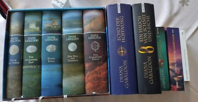 10 Bände  Diana Gabaldon Band 1-5 limitierte Aufl. Schmuckband Im Schuber + mehr