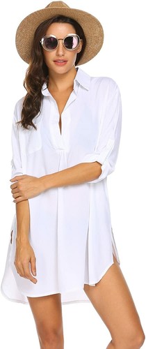 Ekouaer Women's Swimsuit Beach Cover Up 