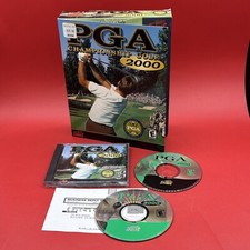 PGA Championship Golf 2000 Gatefold Big Box PC Game Discs/Jewel Case/Big Box