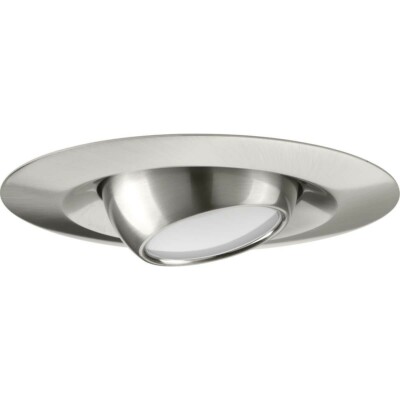 Progress 1 Light 6.54'' LED Recessed, Brushed Nickel/White - P8176-09-30K