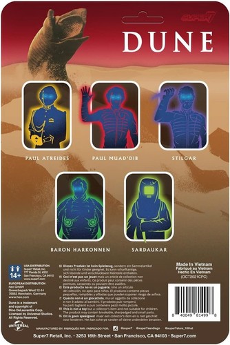 Dune ReAction Figures - Paul Muad'Dib Action Figure - Super7, Retro - NEW - Picture 3 of 3