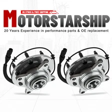 2 x Front Wheel Bearing & Hub Assembly for Ford F150 Lincoln Mark LT w/ ABS 4x4
