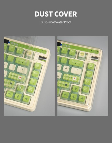 Kzzi K75 PRO+ Wireless Gasket Mechanical Game Keyboard RGB Hot Swappable Custom - Picture 10 of 30