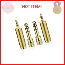 DIGITNOW Headphone Adapter 6.35mm (1/4 Inch) Male to 3.5mm (1/8 Inch) Female and