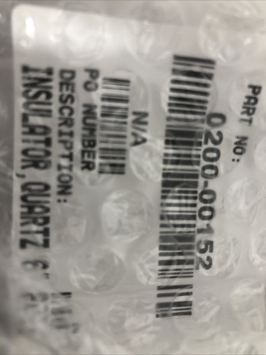 AMAT Applied Materials 0200-00152 Insulator Quartz 6 Inch pCII - Picture 2 of 2
