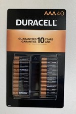 Duracell CopperTop AAA Alkaline Batteries PowerBoost Batteries All-Purpose 40 ct