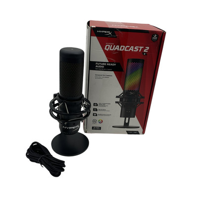 HyperX QuadCast 2 S USB RGB Streaming Microphone Black #MP6741 (VH