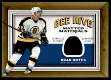 2006-07 Upper Deck Beehive Matted Materials Brad Boyes Boston Bruins #MM-BB