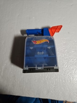 Hot Wheels Track Builder Display Launcher Carrying Case For 6 Cars Used