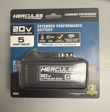 Hercules 20V Volt 5 Ah Amp Hour Extended-Performance Lithium-Ion Battery 59642