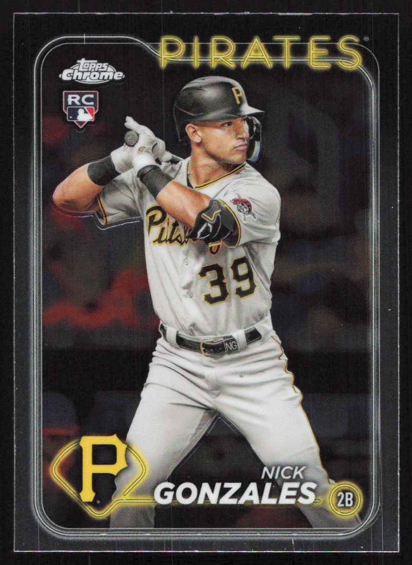 2024 Topps Chrome Base Nick Gonzales RC Pittsburgh Pirates #72