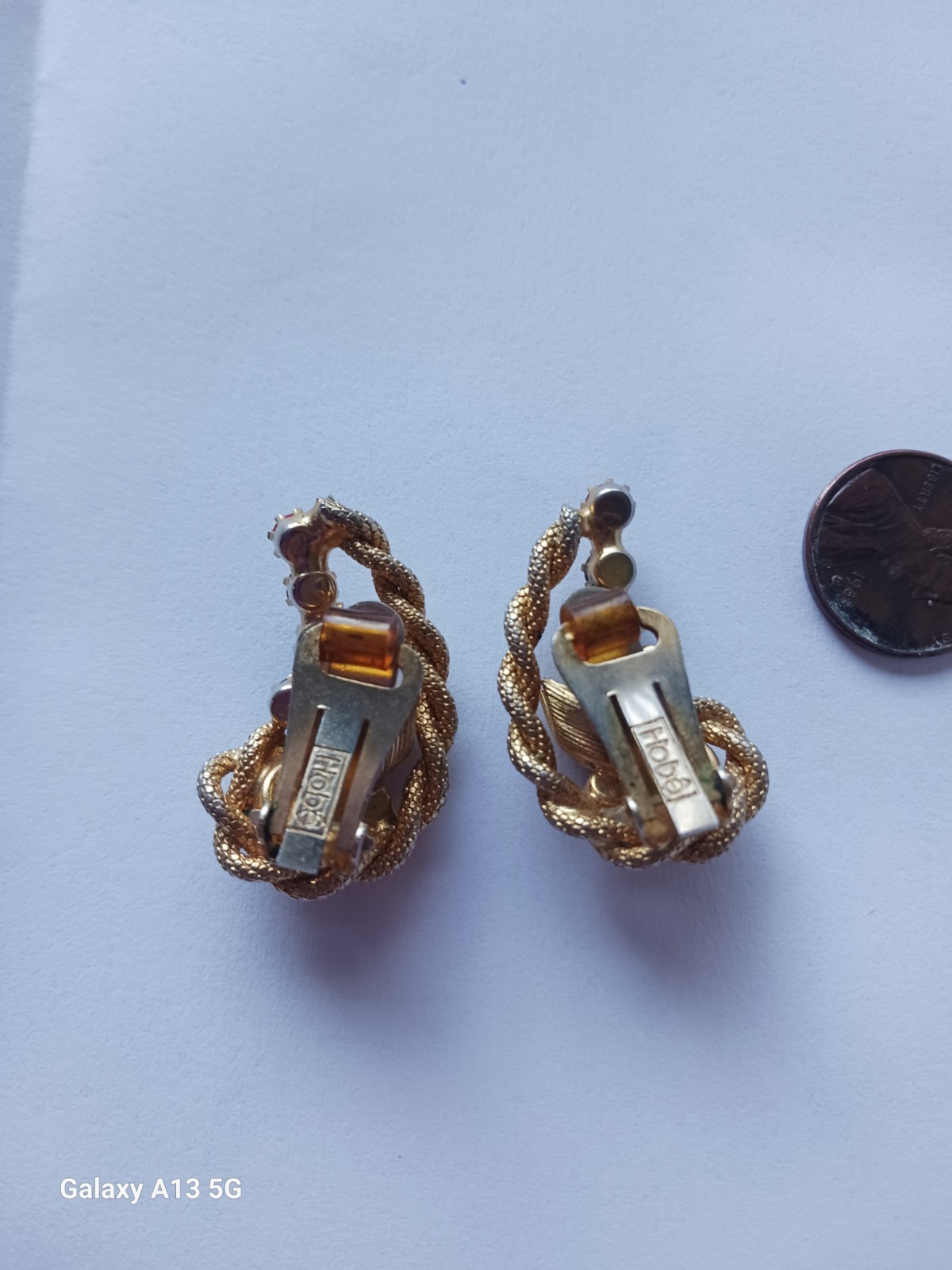 Vintsge Designer HOBE Earrings Multicolor Gemston… - image 5