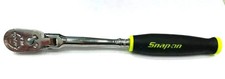 Snap-on Hi-viz Yellow 14 Drive Soft Grip Long Flex Head Ratchet Thlf72 New Usa