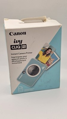 Canon Ivy CLIQ 2 Instant Camera Printer Turquoise Open Box ZINK