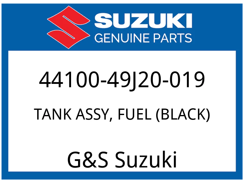 TANK ASSY, FUEL (BLACK) *{FOR GY8}*